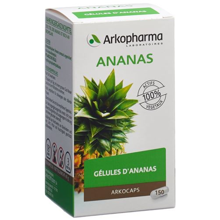 Arkocaps ananas kapsler grøntsag 150 stk