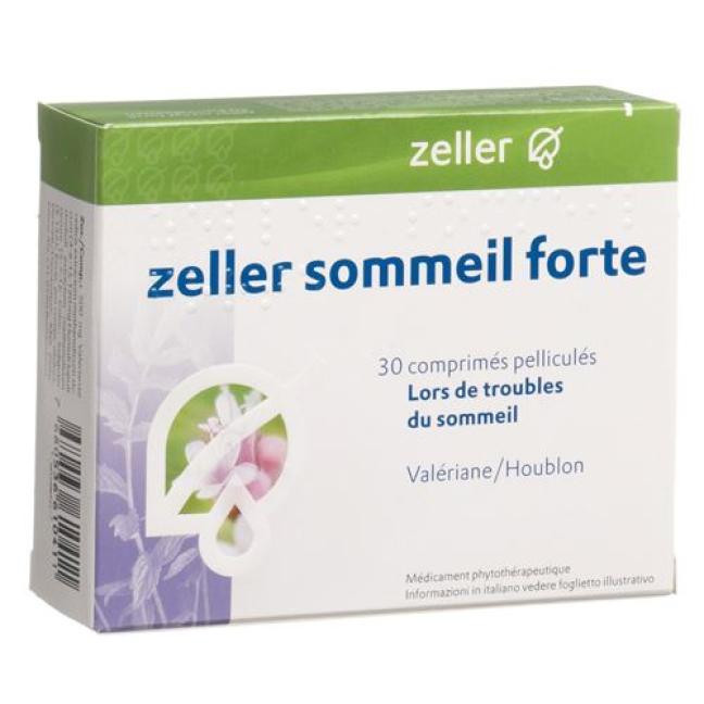Zeller Sleep Forte 30 үлбірлі қабықпен қапталған таблеткалар