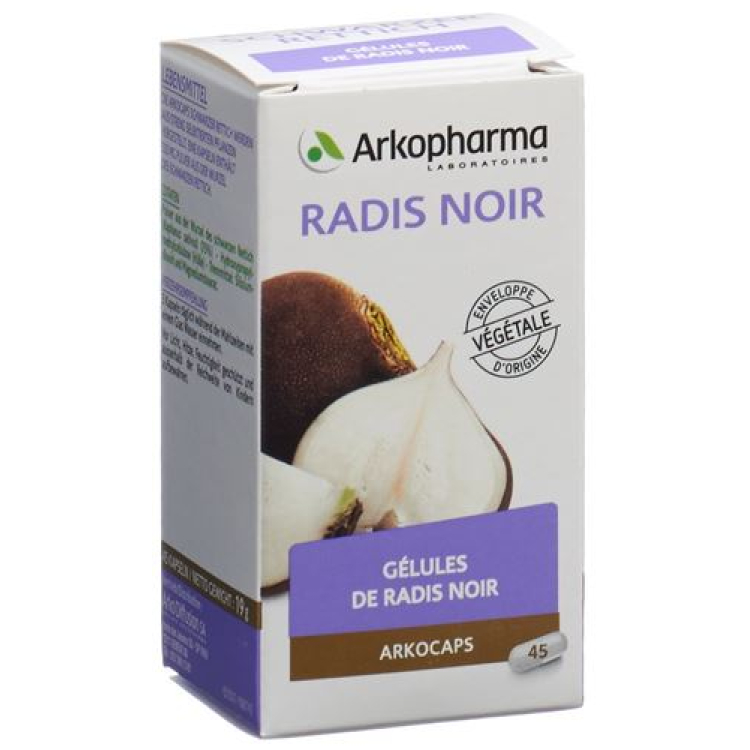 Arkogelules radish 45 capsules