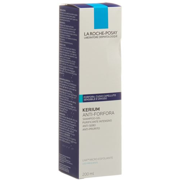 La Roche Posay Kerium korpásodás elleni zsíros haj Fl 200 ml