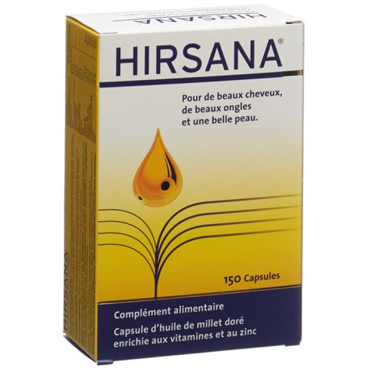 HIRSANA Goldhirse-öl-Kapseln 150 Stk