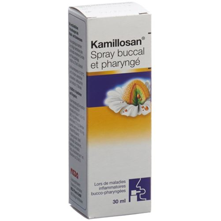 Kamillosan sprej na ústa a hrdlo Fl 30 ml