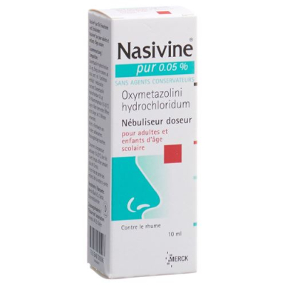 Nasivin Pur spray z dozownikiem 0,05% 10 ml