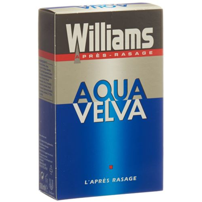 Williams Aqua Velva tıraş losyonu şişesi 100 ml