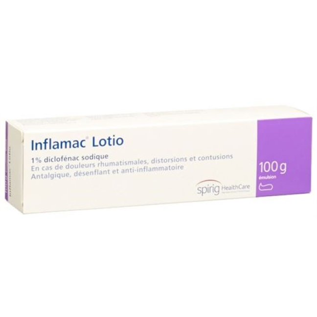 Inflamac Lotio Emuls 1% Tb 100 q
