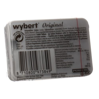 Wybert pastilės su vitaminu C 12 x 25 g