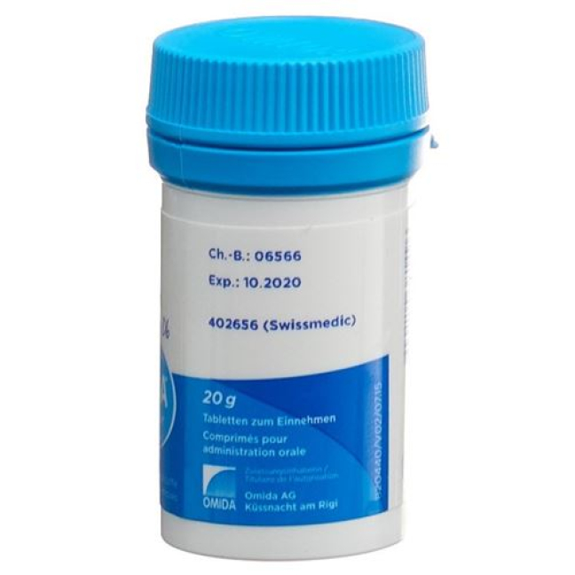 Omida Schüssler NR12 sulfato de calcio tbl D 6 Ds 20 g
