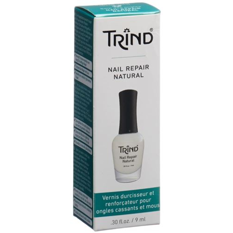 Затверджувач для нігтів Trind Nail Repair Natural Glasfl 9 мл