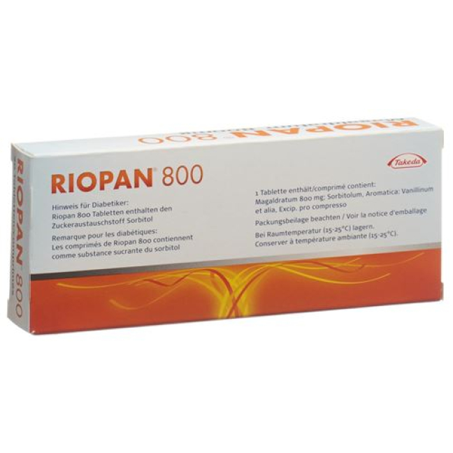 Riopan tbl 800 mg 50 dona