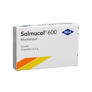 Solmucol Gran 600 mg without sugar (D) bag 10 pcs