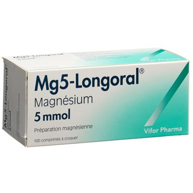 Mg5-Longoral Kautabl 5 mmol 100 kom