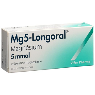 Mg5-Longoral Kautabl 5 mmol 50 pcs
