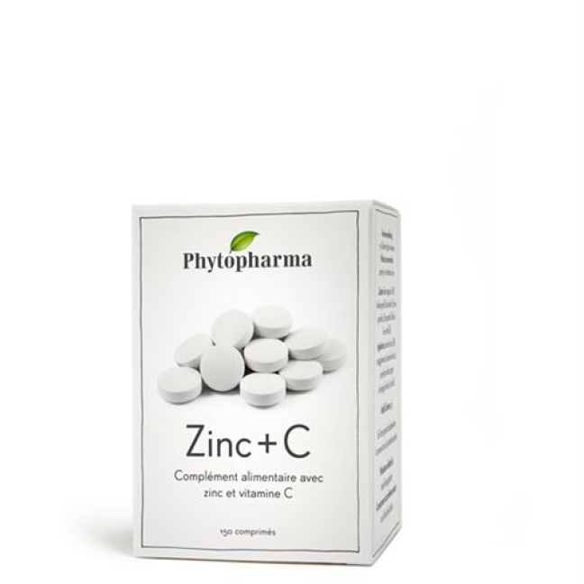 Phytopharma Zinc + C 150 tabletės