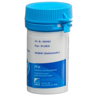 Omida schüssler nr4 kalio chlorido tabletės d 6 ds 20 g