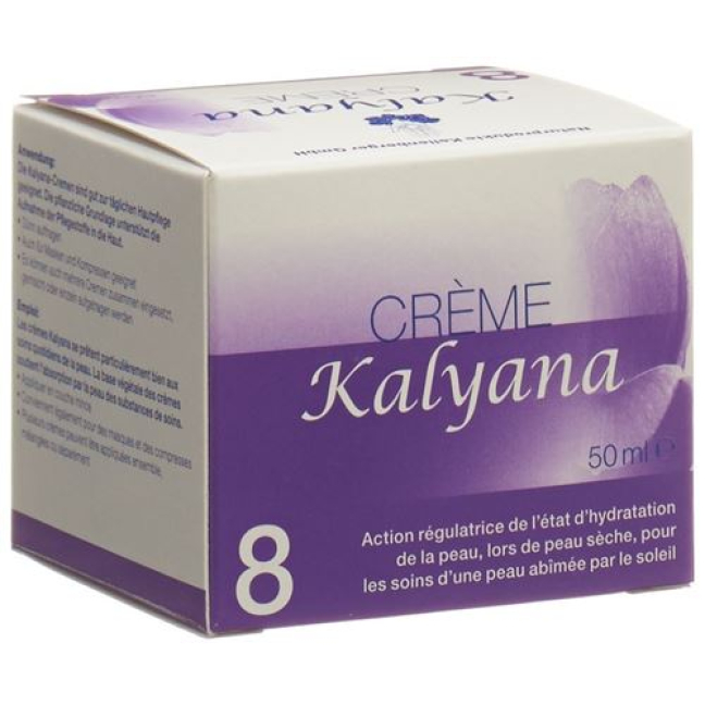 8 crème Kalyana avec 50 ml de chlorure de sodium