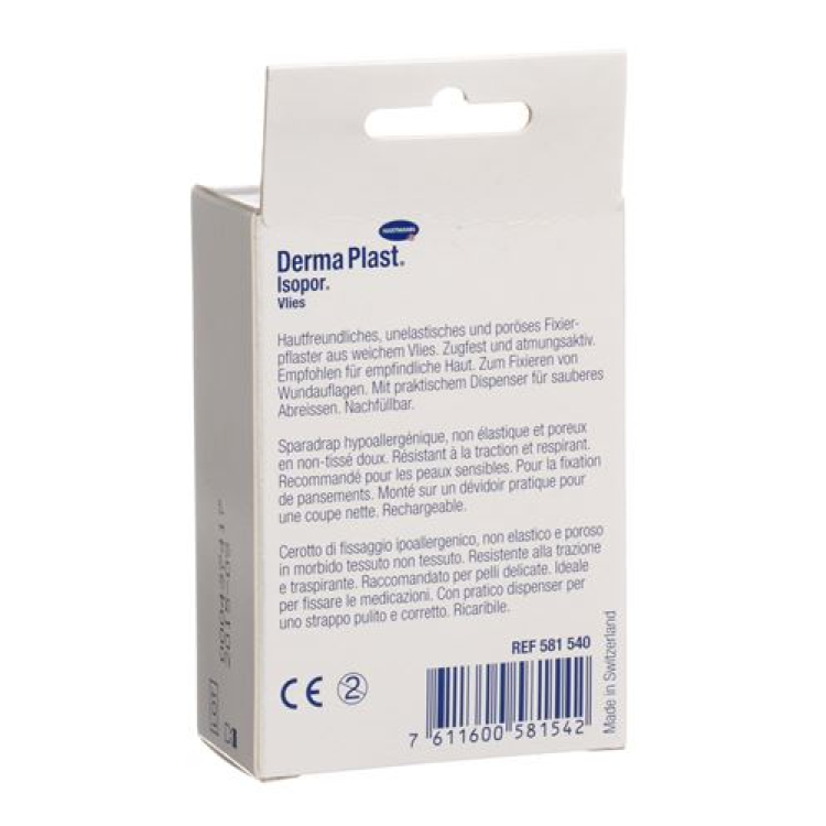 Dermaplast Isopor fiksatorli gips 2,5cmx10m jun teri rangidagi Disp