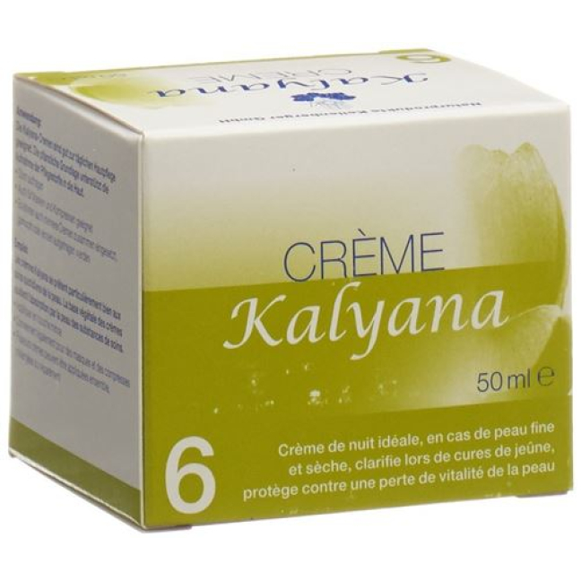 6 crème Kalyana au sulfate de potassium 50 ml