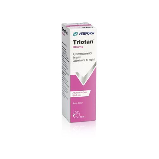 Triofan cold dosing spray adults and children over 6 years