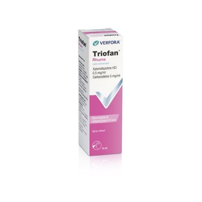 Triofan nádcha bez konzervačných látok dávkovaný sprej pre dojčatá a malé deti 10ml