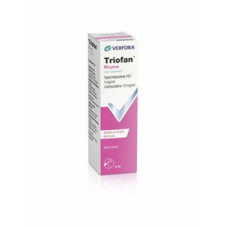 大人と子供のための防腐剤なしのトリオファン鼻炎定量スプレー 10 ml