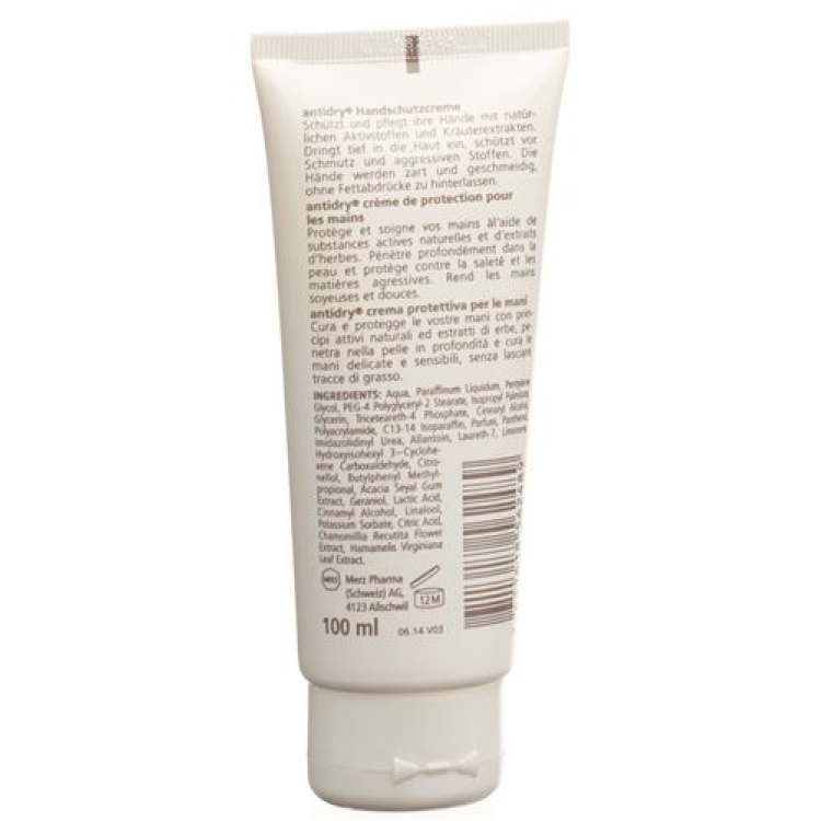 Antidry Skin Care Håndbeskyttelsescreme tube 100 ml