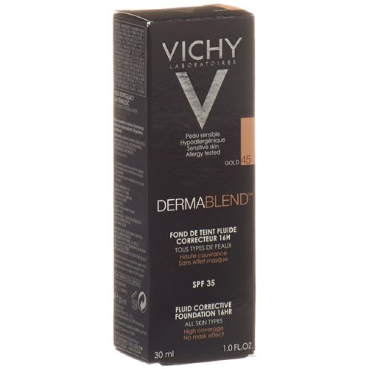 Vichy Dermablend Коррекциялық Макияж 45 алтын 30 мл