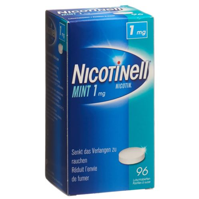 Nicotinell Lutschtabl 1 mg mynte 96 stk