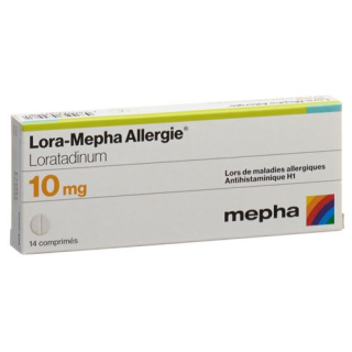 Lora-Mepha allergitabletter 10 mg 14 stk