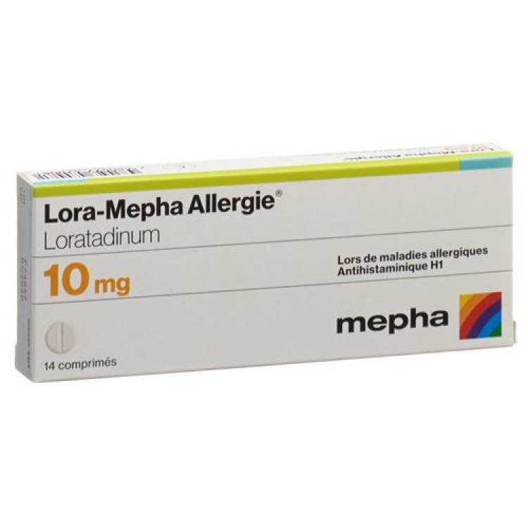 Lora-Mepha allergitabletter 10 mg 14 st