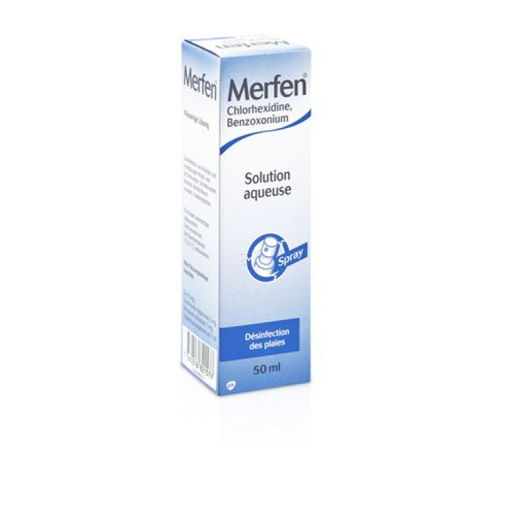 Merfen rəngsiz sulu məhlulu sprey 50 ml