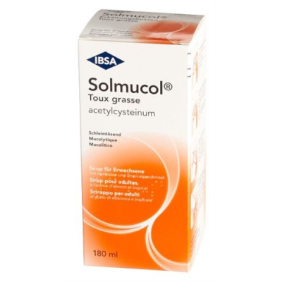 Solmucol Cold Cough syrup 100 mg / 5 ml 180 ml