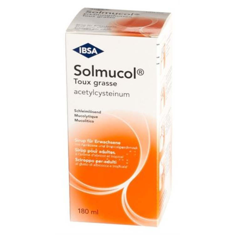 Solmucol Cold Cough syrup 100 mg / 5 ml 180 ml