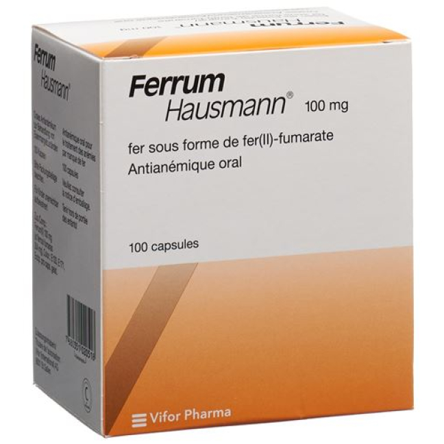 Ferrum Hausmann Kaps 100 mg 30 tk