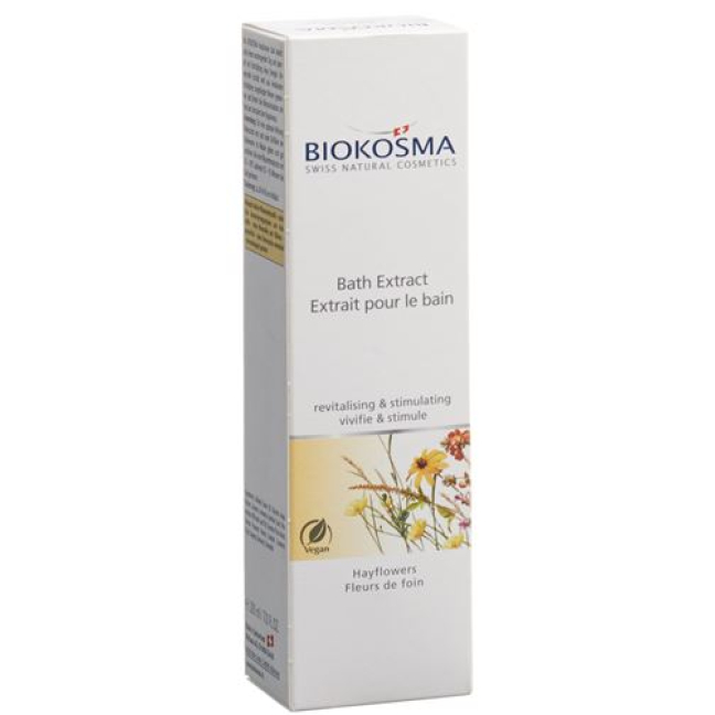 Biokosma Bad Hay Flower Bath Extract Steklenička 200 ml