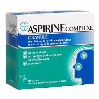 Aspirin Complex Gran Btl 20 pcs