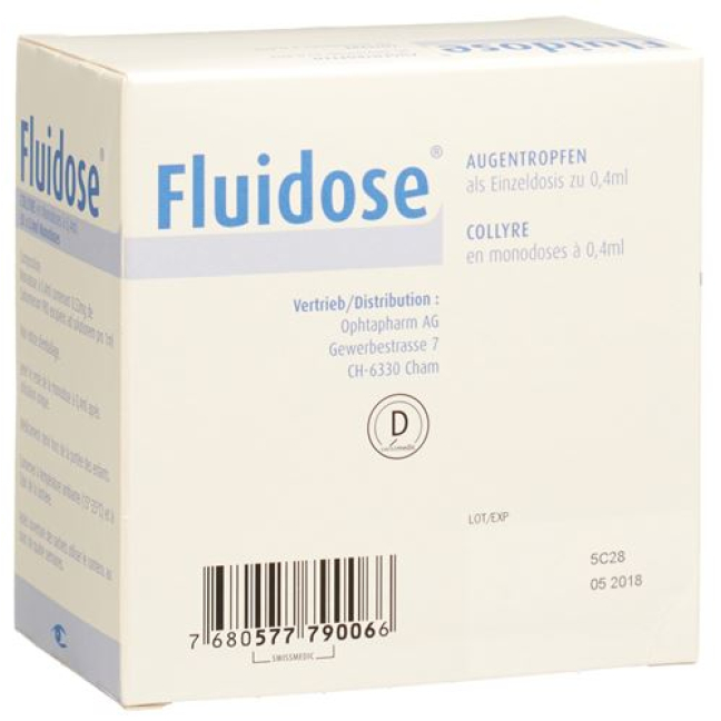 फ्लूइडोज जीडी ओएफटी 30 मोनोडोस 0.4 मिली