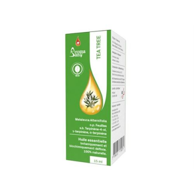 Aromasan Tea Tree essential oil in box Bio 15 ml