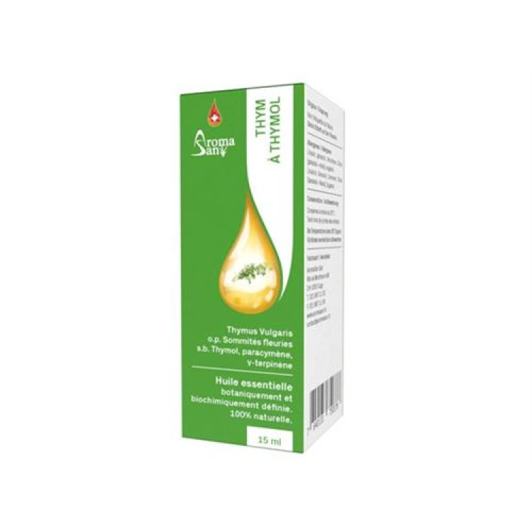 Aromasan kakukkfű timol Äth / olaj dobozokban Bio 15ml