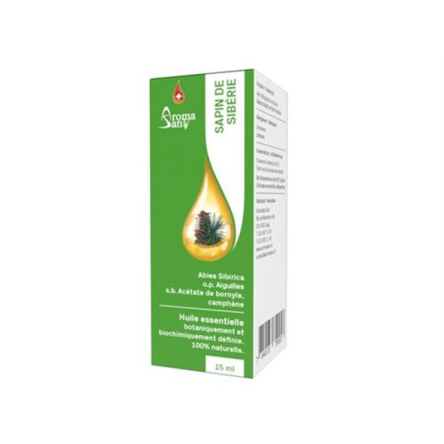 Aromasan sibirisk gran æter/olie 1,8 cineol i æske 15 ml