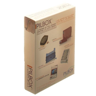 Pilbox agenda distributeur de médicaments hebdomadaire allemand / français