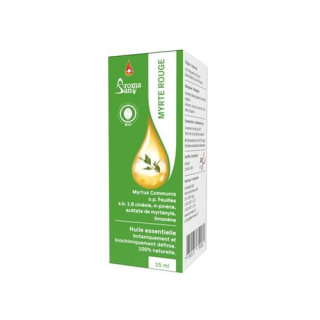 Minyak esensial Aromasan Myrtle dalam kotak Bio 15 ml