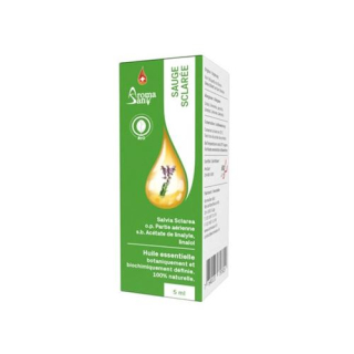 Aromasan clary sage essential oil in box organic 5 ml