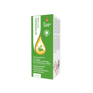 Aromasan 비터 오렌지 petitgrain bigarade Äth / oil in boxes Bio 15ml