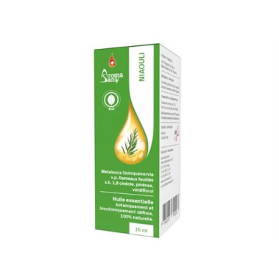 Aromasan Niauli essential oil in box organic 15 ml