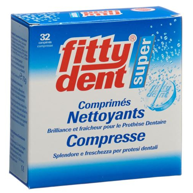 Fittydent Super Tabs 32 uds