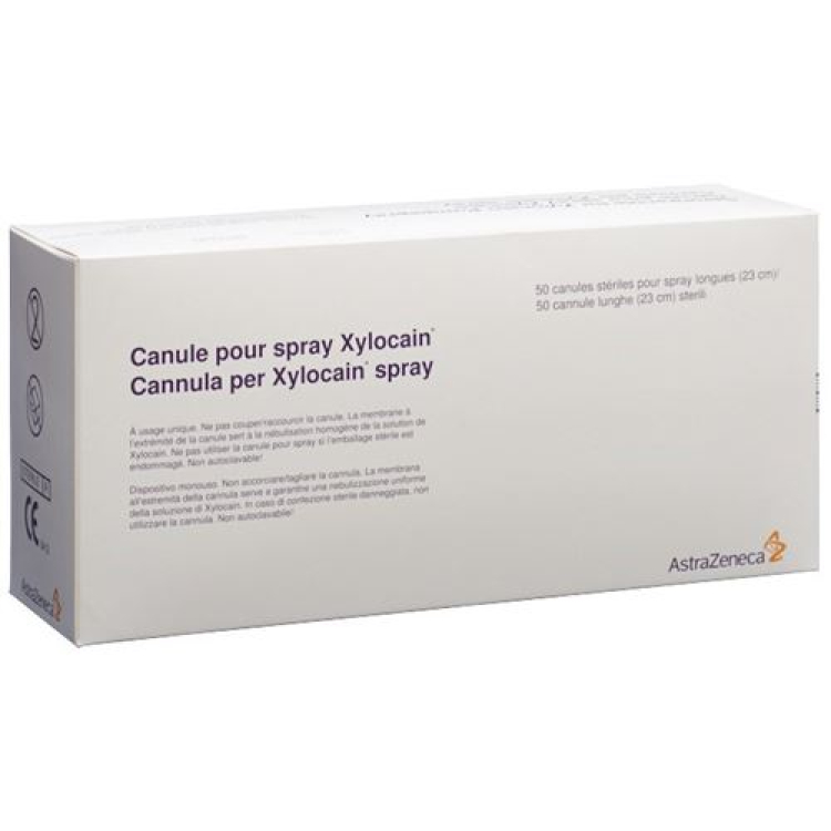 Xylocaine spray kanüül pikk steriilne 50 tk