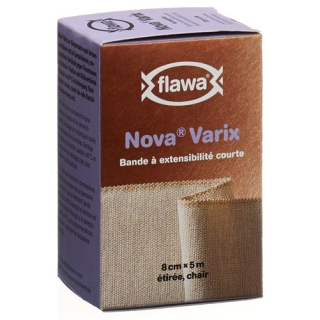 FLAWA NOVA VARIX krótki bandaż elastyczny 8cmx5m skinfa
