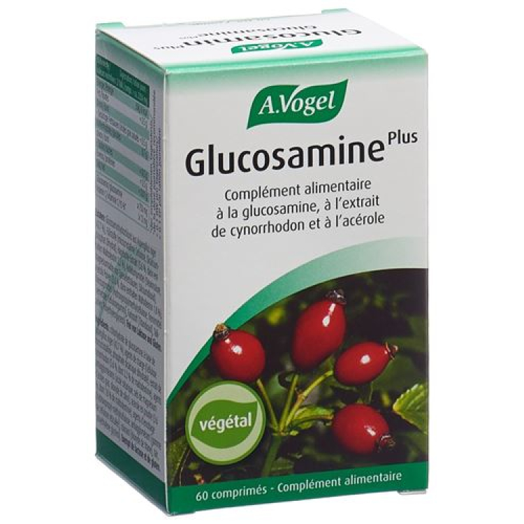 Ταμπλέτες A.Vogel Glucosamine Plus με εκχύλισμα τριαντάφυλλου 60 τμχ