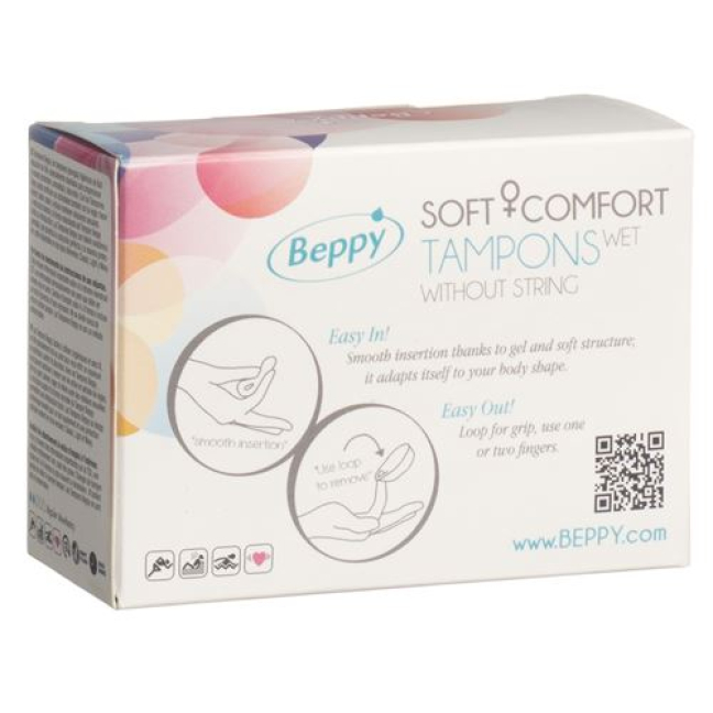 Tampões Beppy Soft Comfort molhados 8 unid.