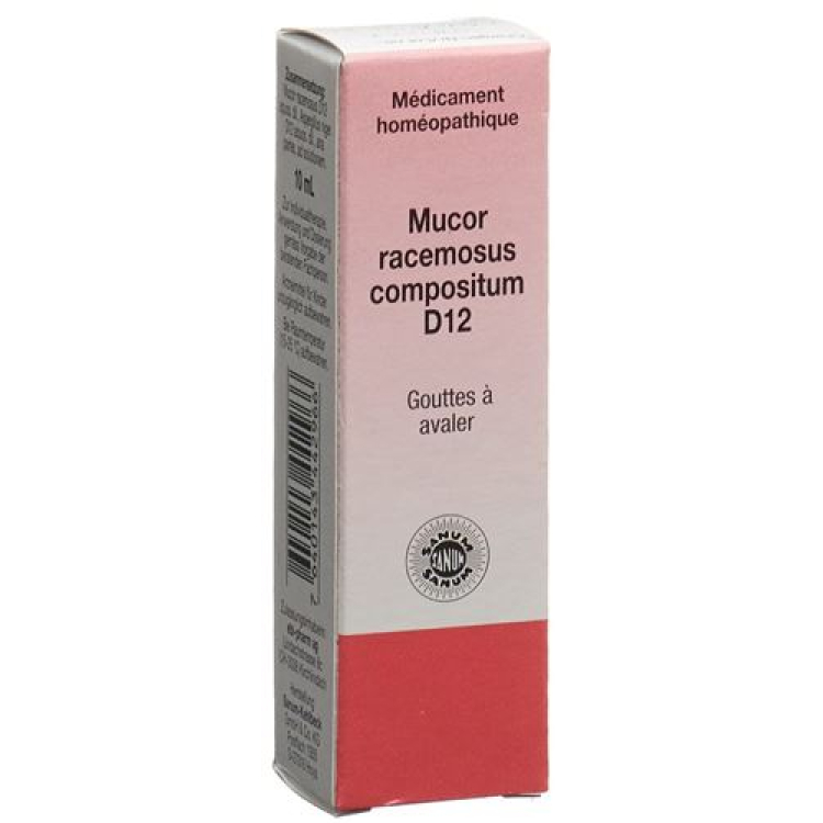 Sanum Mucor racemosus compositum droppar D 12 10 ml